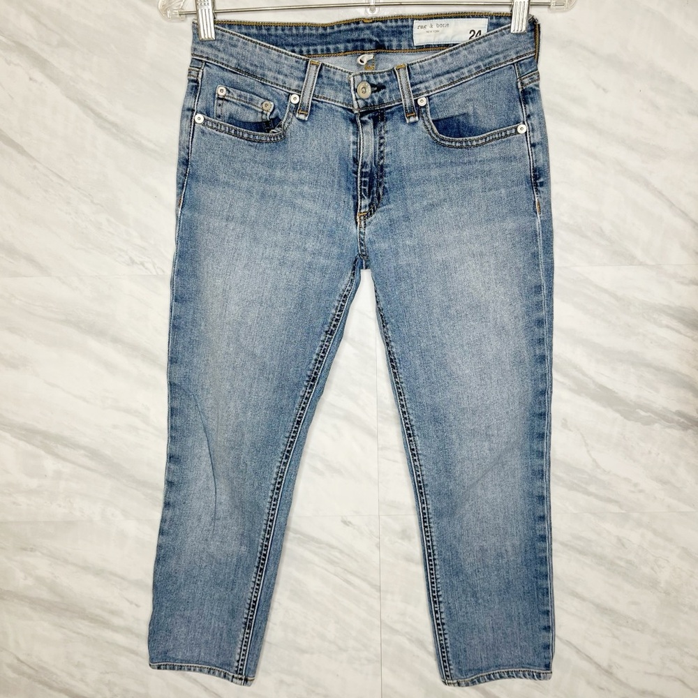 Rag & bone Dre Low Rise Slim Ankle Jeans 24